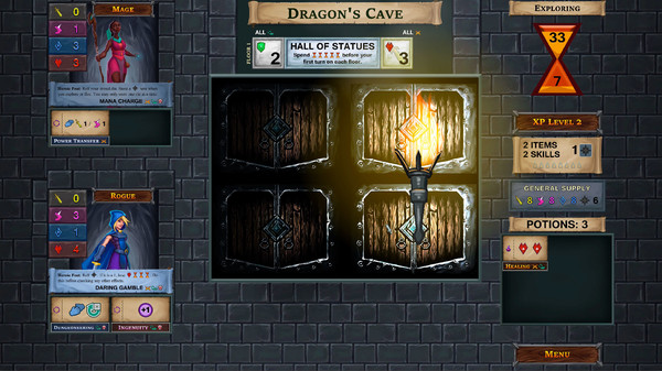 One Deck Dungeon gameplay screenshot