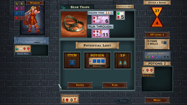 One Deck Dungeon gameplay screenshot