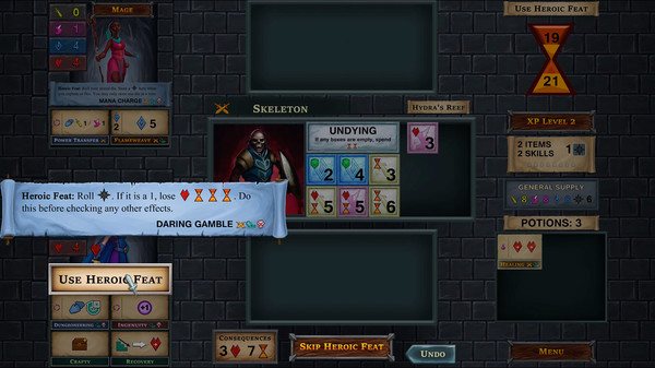 One Deck Dungeon gameplay screenshot