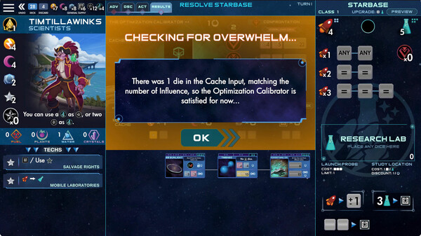 One Deck Galaxy gameplay screenshot