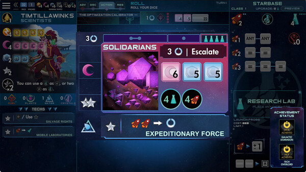 One Deck Galaxy gameplay screenshot