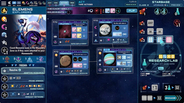 One Deck Galaxy gameplay screenshot