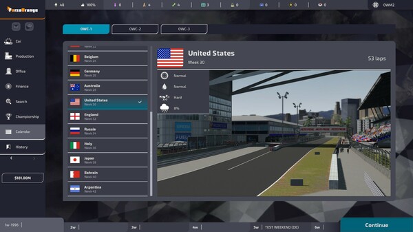 Open Wheel Manager 2 gameplay screenshot