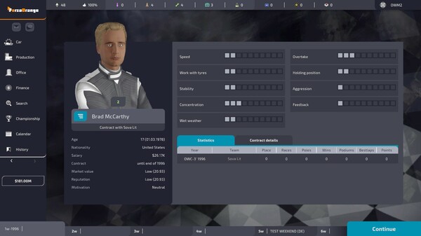 Open Wheel Manager 2 gameplay screenshot