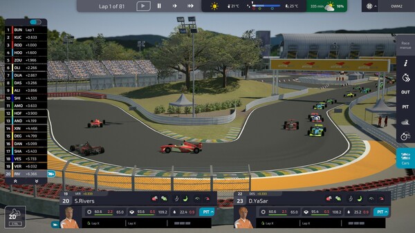 Open Wheel Manager 2 gameplay screenshot