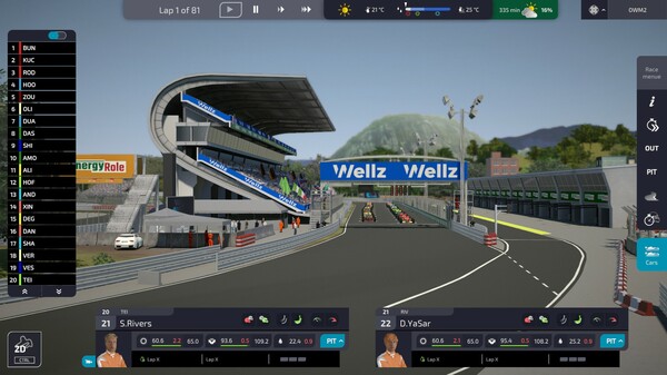 Open Wheel Manager 2 gameplay screenshot