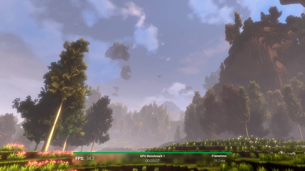 OpenVR Benchmark gameplay screenshot