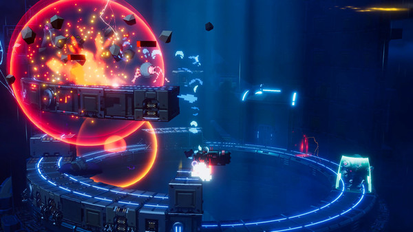 Orbital Bullet – The 360° Rogue-lite gameplay screenshot