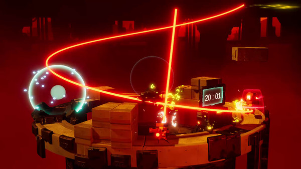 Orbital Bullet – The 360° Rogue-lite gameplay screenshot