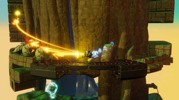 Orbital Bullet – The 360° Rogue-lite gameplay screenshot