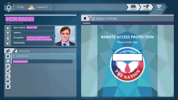 Orwell: Ignorance is Strength gameplay screenshot