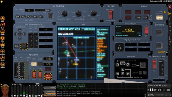 Ostranauts gameplay screenshot