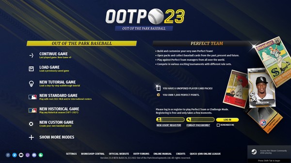 Out of the Park Baseball 23 gameplay screenshot