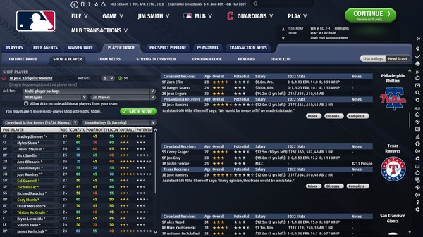 Out of the Park Baseball 23 gameplay screenshot