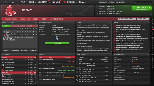 Out of the Park Baseball 24 gameplay screenshot