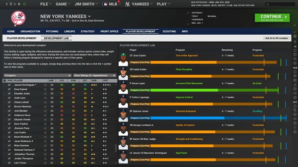 Out of the Park Baseball 26 gameplay screenshot