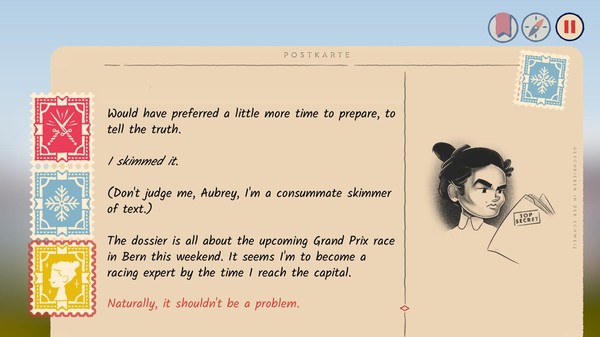 Over the Alps gameplay screenshot