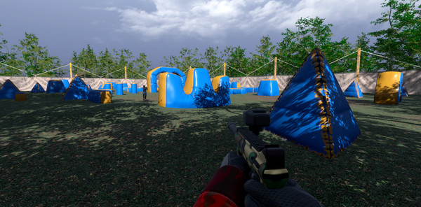 PaintBall War 2 gameplay screenshot