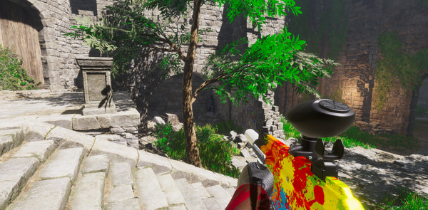 PaintBall War 2 gameplay screenshot