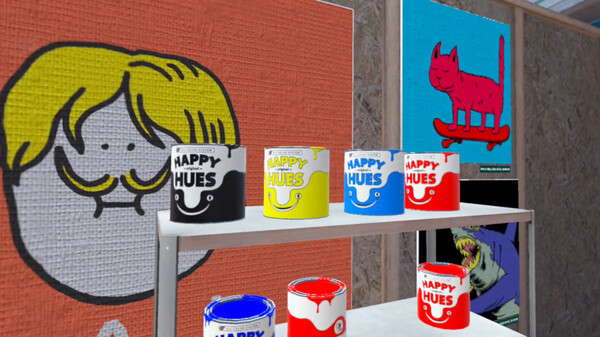 Painting VR gameplay screenshot