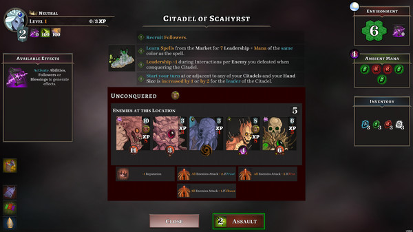 Paladin's Oath gameplay screenshot