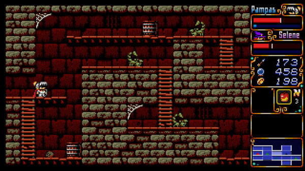 Pampas & Selene: The Maze of Demons gameplay screenshot
