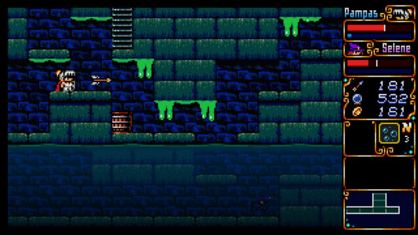 Pampas & Selene: The Maze of Demons gameplay screenshot