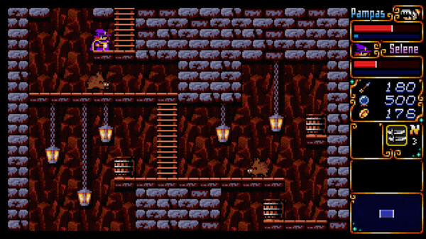 Pampas & Selene: The Maze of Demons gameplay screenshot