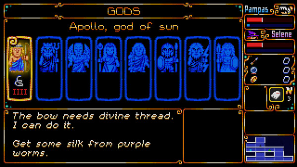 Pampas & Selene: The Maze of Demons gameplay screenshot
