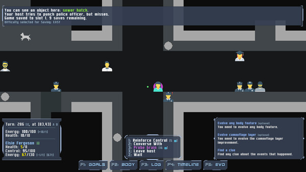 Parasite gameplay screenshot