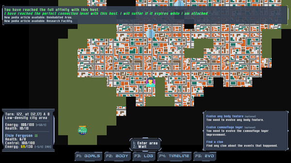 Parasite gameplay screenshot