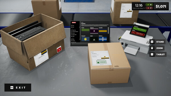 Parcel Simulator gameplay screenshot