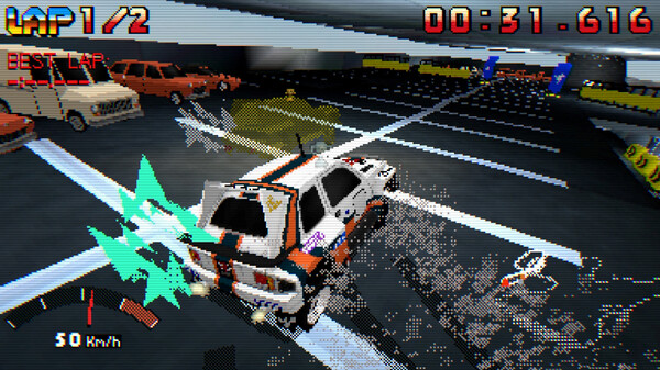 Parking Garage Rally Circuit gameplay screenshot