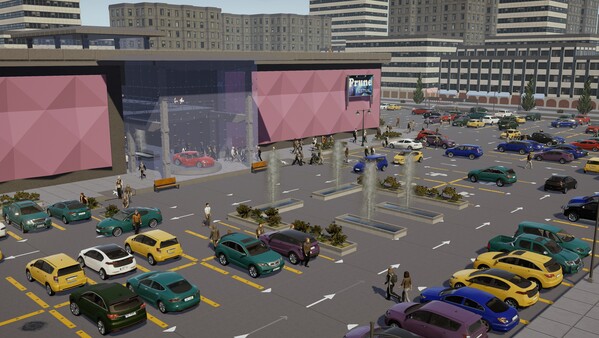 Parking World: Build & Manage gameplay screenshot