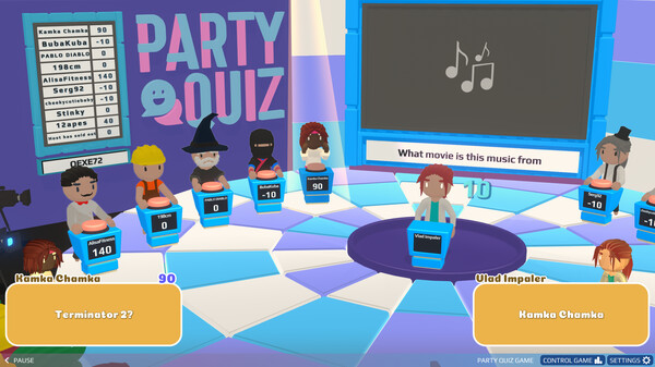 Party Quiz gameplay screenshot