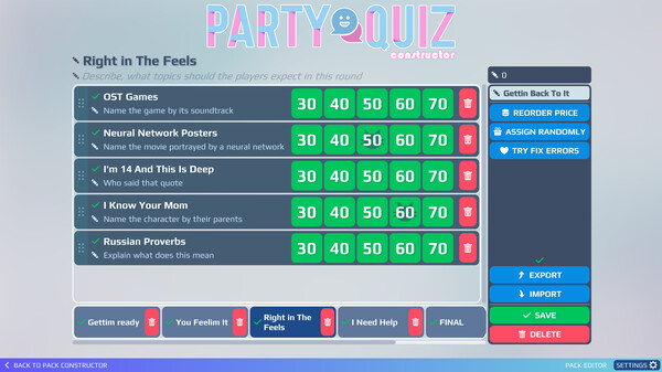Party Quiz gameplay screenshot