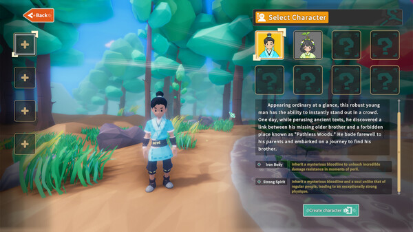 Pathless Woods: Prologue gameplay screenshot