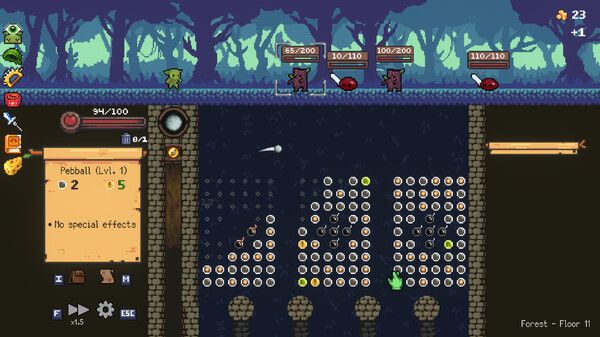 Peglin gameplay screenshot