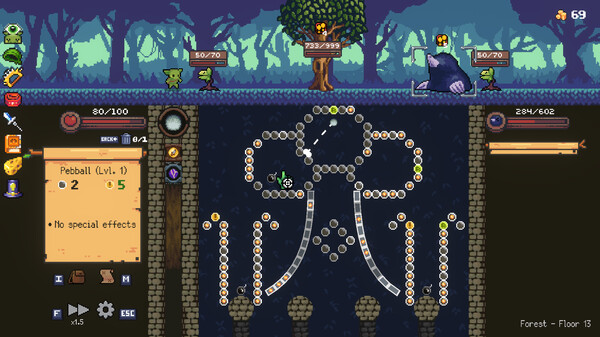 Peglin gameplay screenshot