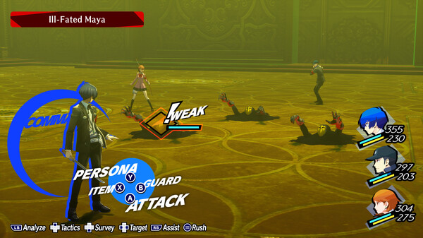 Persona 3 Reload gameplay screenshot