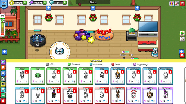 Pet idle gameplay screenshot