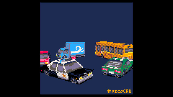 picoCAD gameplay screenshot
