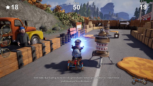 Pinchcliffe Grand Prix gameplay screenshot
