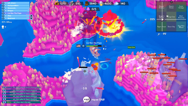 Piratopia gameplay screenshot