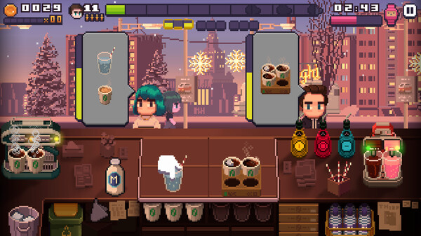 Pixel Cafe gameplay screenshot