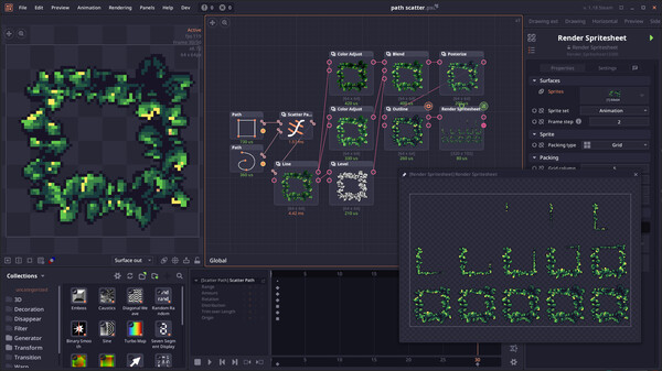 Pixel Composer gameplay screenshot