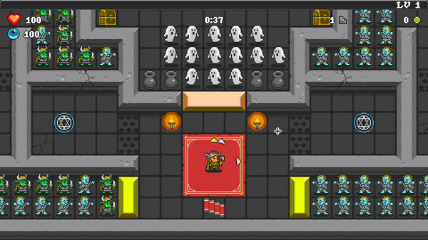 Pixel Descent gameplay screenshot