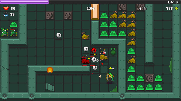 Pixel Descent gameplay screenshot