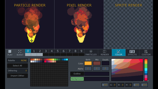 Pixel FX Designer gameplay screenshot