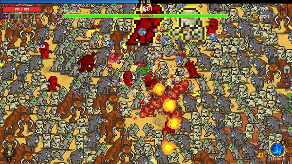 Pixel Survivors : Roguelike gameplay screenshot